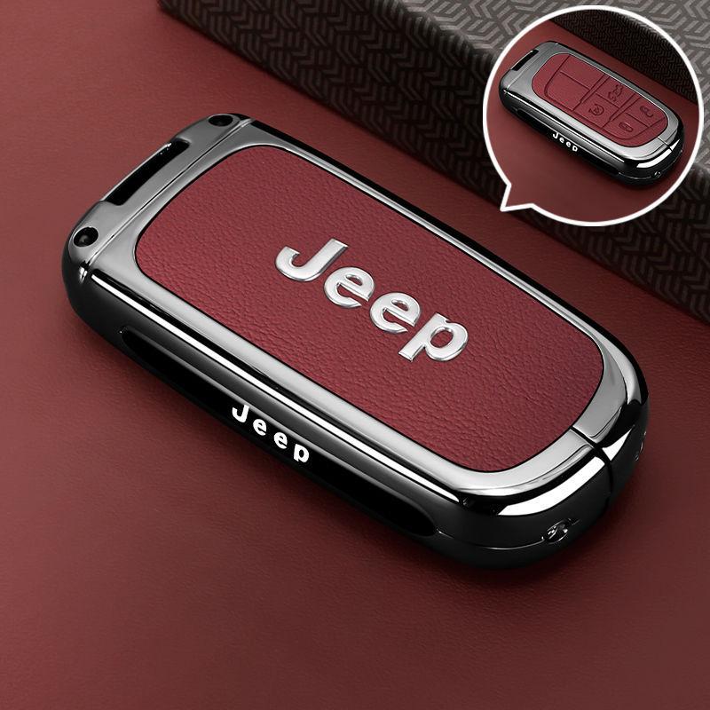 Mpxf10 Metal Car Smart Key Case Cover Shell For Jeep Grand Cherokee WK2 KL Wrangler JK Renegade Commander Compass 2018 2022 Accessories