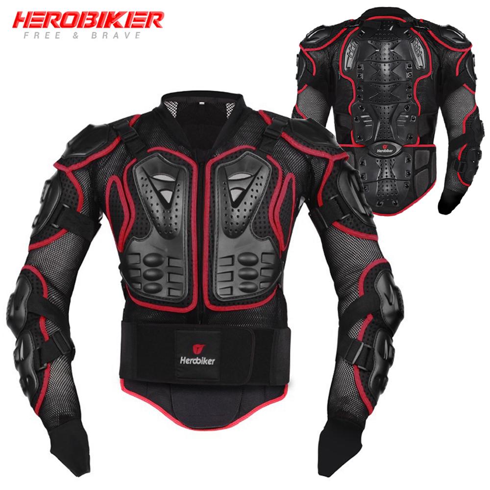HEROBIKER Motocyklová bunda Pánská Motocyklové Brnění Moto Tělové Brnění Motokrosová Jezdecká Bunda Závodní Motocyklová Ochrana Těla S-5XL