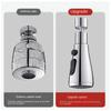 Universal 360° Rotate Kitchen Faucet Extender Aerator Plastic Splash Filter Kitchen Washbasin Faucet Bubbler Nozzle