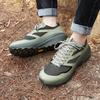 Autumn and Winter Men's Mountaineering Hiking Shoes Sports Light Non-slip Shock Absorption Outdoor Leisure Outdoor Trail Running Shoes Men