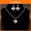 Minimalist Jewelry Set With Artificial Pearls And Water Drop Crystals For Women