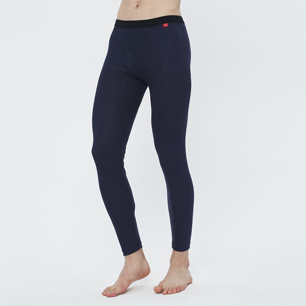 Hot Magic Soft and Front Navy Size LL to Japanese size [Gunze] Tights, Warm, Opening, MH1901, Blue, Japan, (equivalent 2L)