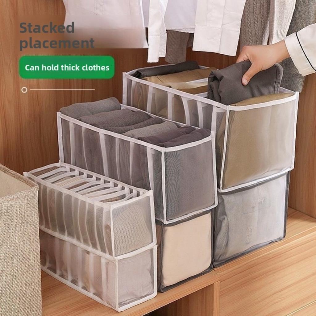 Faltbarer Schubladen-Kleiderschrank-Organizer mit Griffen für Unterwäsche und Kleidung