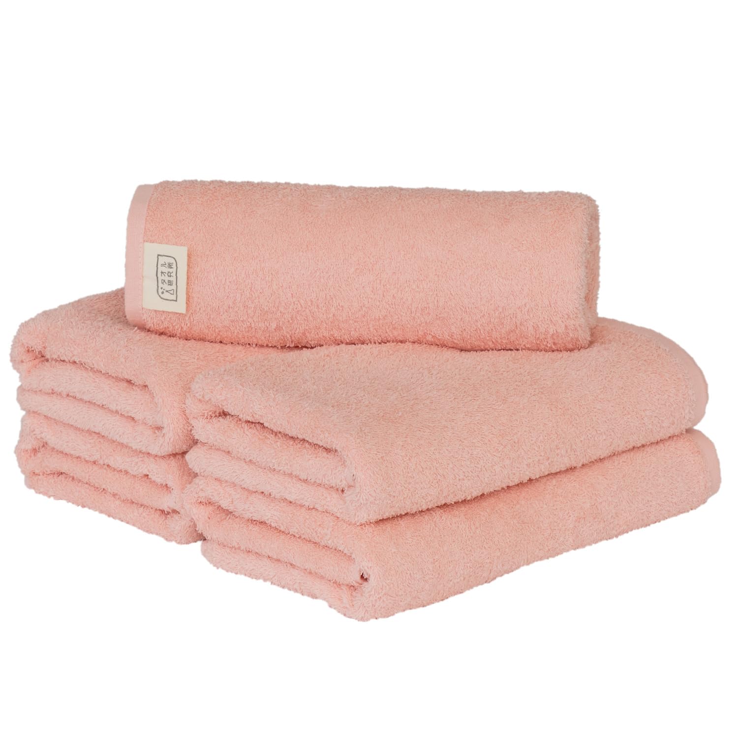 

Towel Laboratory Reason for Mini Bath Pink Set of Easy to JapanTechnology [The Lightness] #006 Towels, (Light Red), 5, Quick-Drying, Thin, Wring,