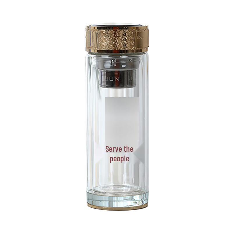 

Sheng Kaixuan Double-layer Commemorative Glass Cup