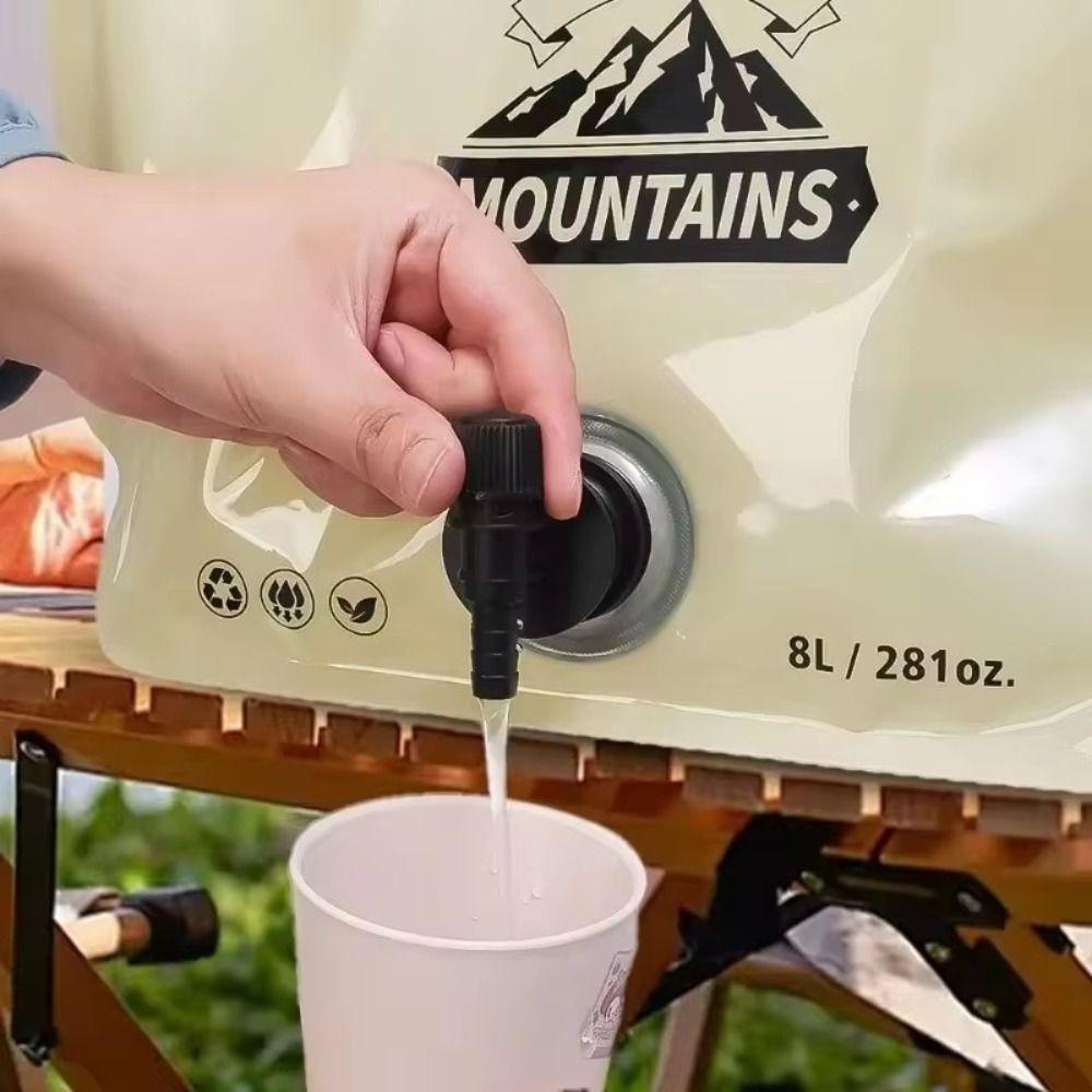 8L Portable Water Storage Bag for Travel Fishing Outdoor Activities