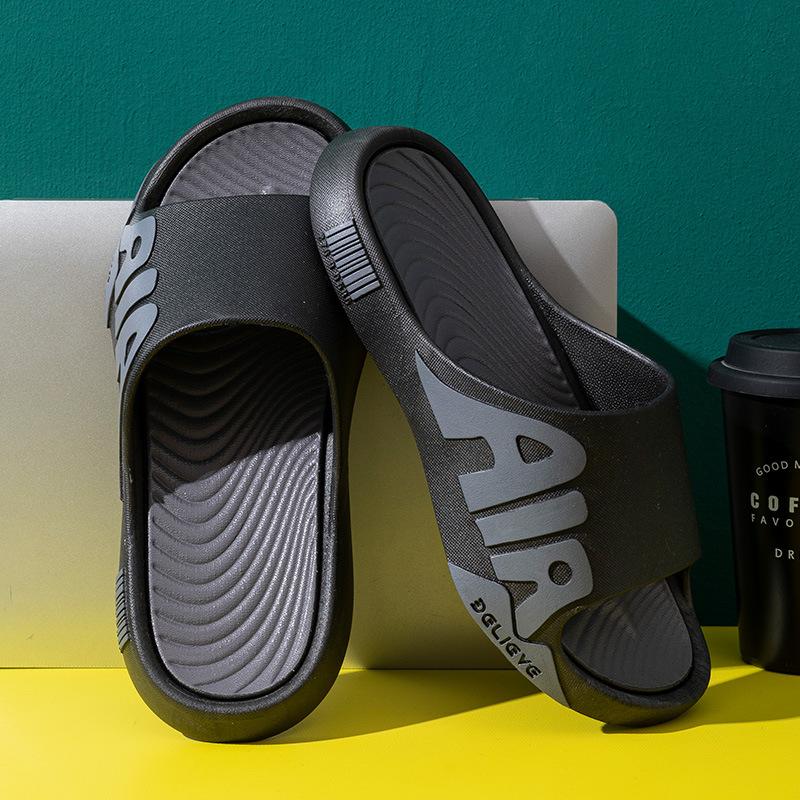Outer slippers summer men's indoor home non-slip home silent senior women's sandals men's summer