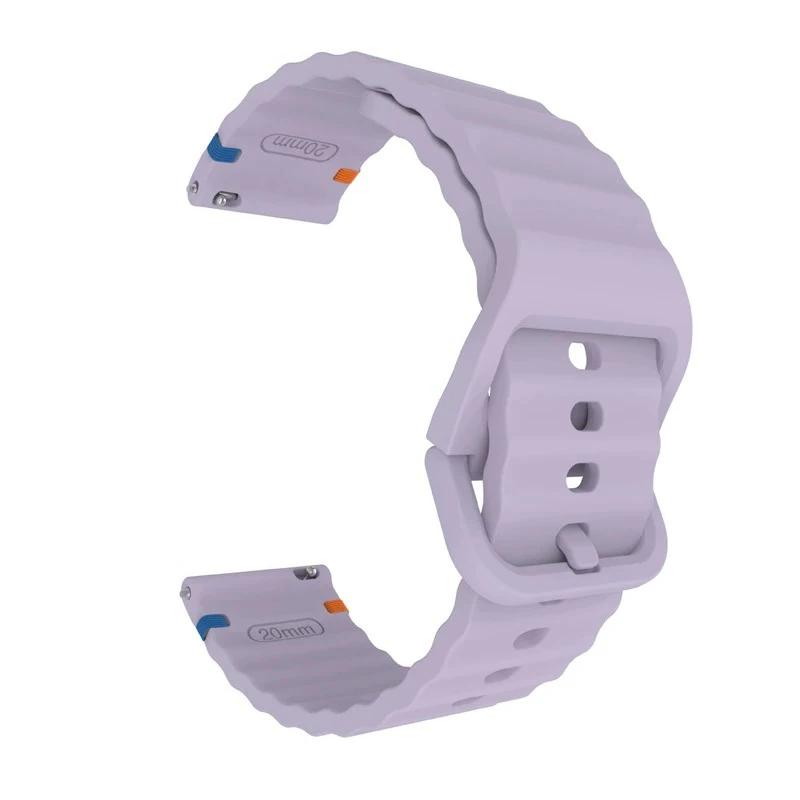 22mm 20mm Silikonarmband für Samsung Galaxy Watch 7 6 5 4 44mm 40mm 6 Classic Active 2 Sportarmband für Huawei Gt Uhrenarmband