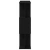 Bookshelf Black Oak Look 80 x 24 x 96 cm Engineered Wood