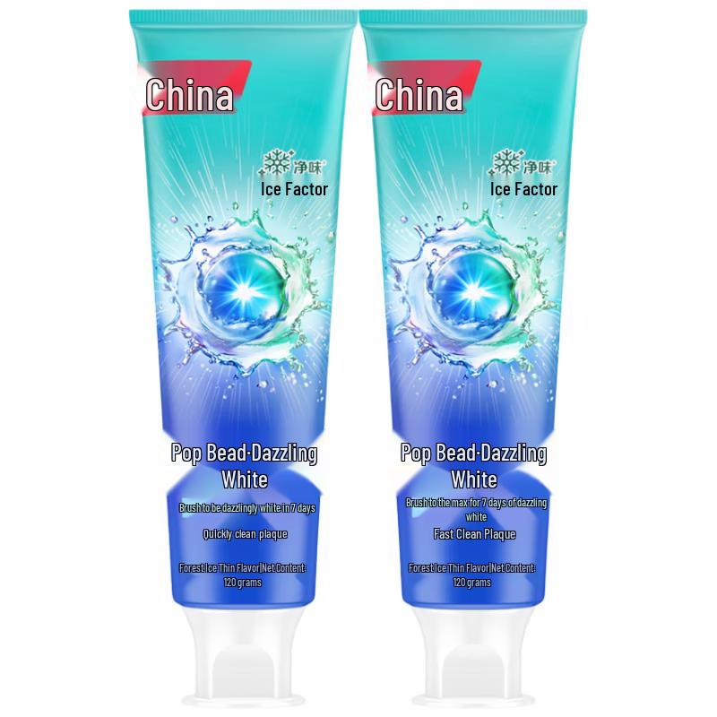 Zhonghua Burst Bead Whitening Toothpaste, Forest Ice Mint