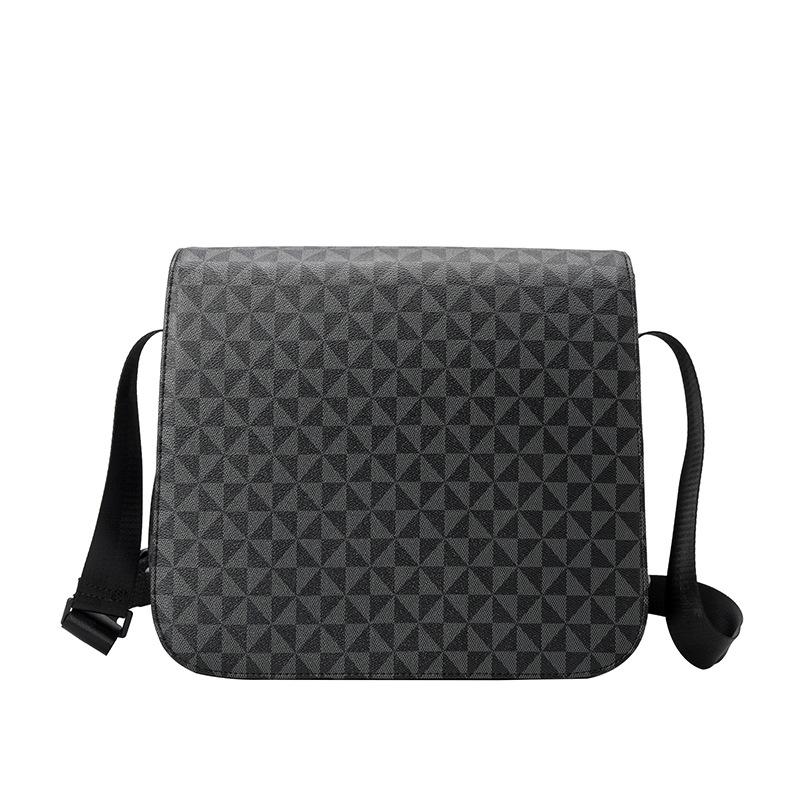 

Сумка мужская с откидной крышкой Весна и лето Новая Ретро Принтованный Портфель Широкополосная Сумка через плечо Кроссбоди для бизнеса и поездок Тренд