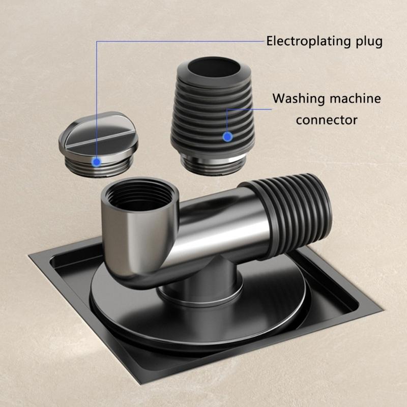 Sink Drain Strainer Easy to Install Bathroom Drain Stoppers Steel Drain Insert Ensures Efficient Water Flows for Home