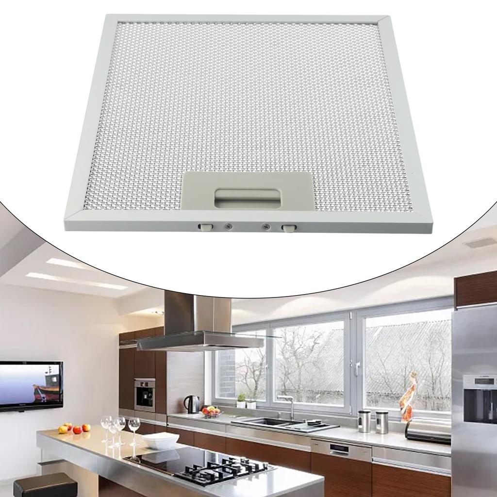 Metal Mesh Cooker Hood Filter for Range Hood Vent 230 x 260 mm with Five Layers of Aluminized Grease to Maintain Vent Efficiency