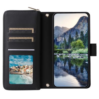 R20 For Samsung Galaxy A15 4G/5G Case Zipper Phone Leather Cover Stand View