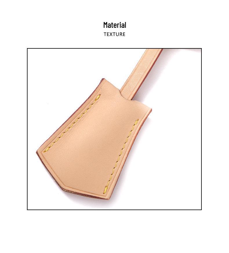 MHS-D-10 Farbwechselnder Anhänger aus pflanzlich gegerbtem Leder