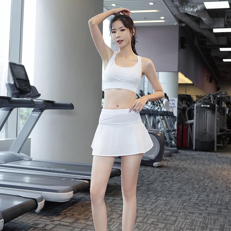 

Жіноча швидковисихаюча тенісна та гольфова спідниця-шорти: Підкладкові, Захищені від просвічування, Шорти-двійка для бігу та фітнесу S