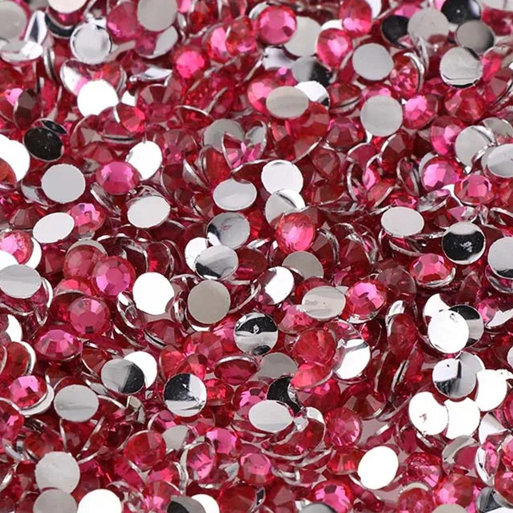 1000pcs Non Hot Fix Rhinestones 2/3/4mm Round Resin Flatback Crystal Rhinestone DIY Nail Art Jewelry Garment Decorations Glue On