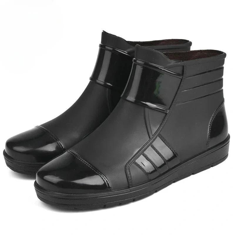 Regnstøvler for menn Loafers Herresko Vanntett Motstandsdyktig Fiske 2024 Komfortable Hage Vann Billige Gummistøvler Arbeid