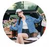Korean Style Slimming H-Line Denim Jacket - Early Autumn Fashion Trend