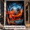 Soccer (112) Theme Custom Tapestry Personalized Custom Name Text Wall Hanging Tapestry Home Decor Background Cloth