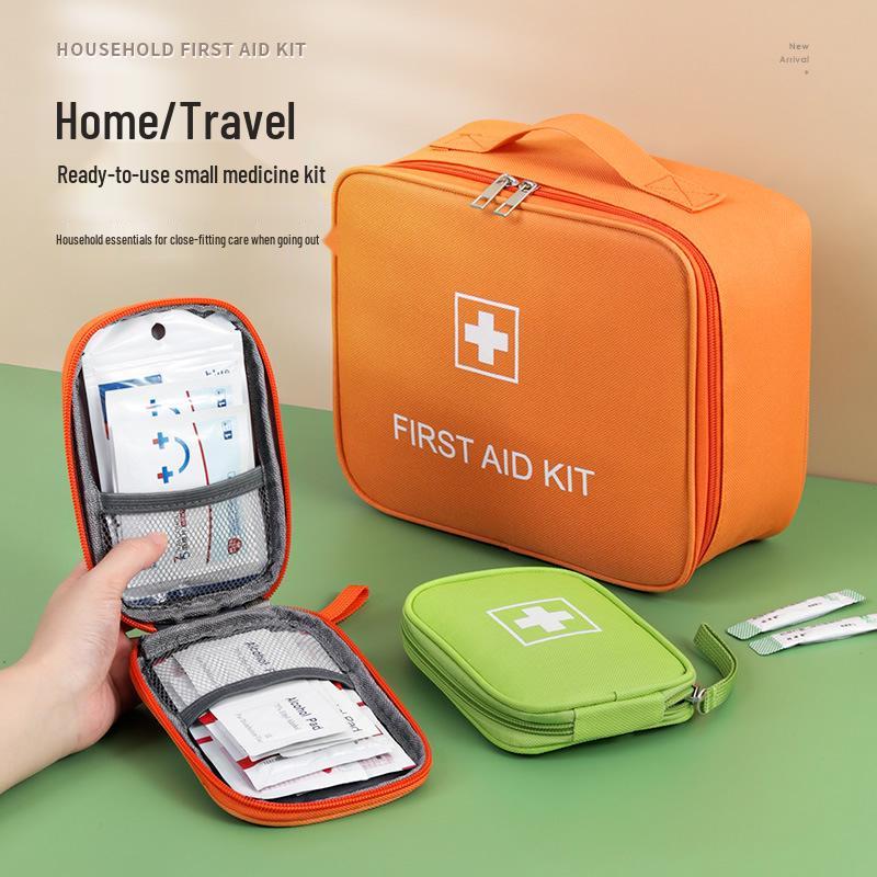 Portable Cross-Border Medical Kit: Compact Travel First Aid & Medicine Bag for Home and Epidemic Prevention