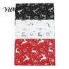 Elegant Hot Stamping Scarf Christmas Theme for Women, Glitter Sparkly Foil Reindeer Soft Polyester Neck Print Scarves, Lightweight Shawl Wrap