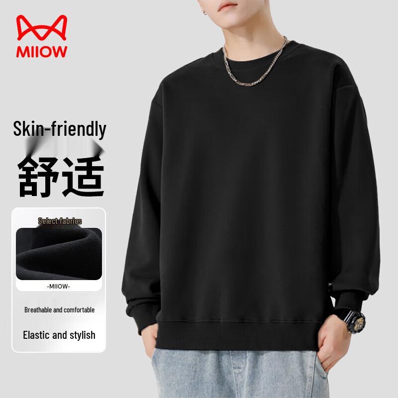 

Mao Ren Men s Round Neck Long Sleeve Sweatshirt 2XL