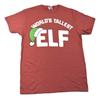 Mens World's Tallest Elf Funny Christmas Red Tee Shirt New M, L, XL, 2XL