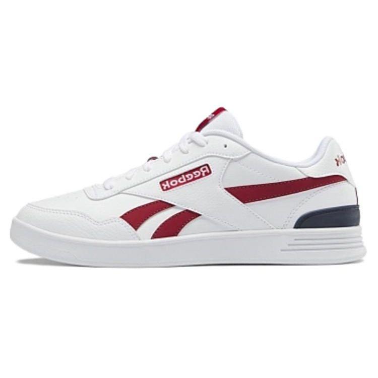 Reebok Court Advance Clip Casual Retro Low-Top Sneakers Unisex Sneakers White Red GZ9631