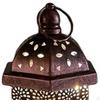 Retro Style Hanging Hollow Carved Light Battery Operated Desk Lamp for Room Ornament