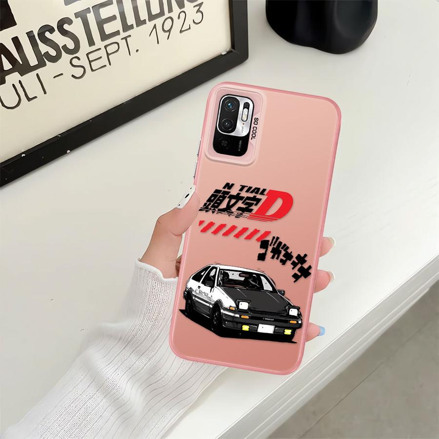 

Phone Case for Xiaomi Poco C51 C50 X3 NFC C61 X3 Pro Soft Shell Initial D Anime Car Cool Poco C50