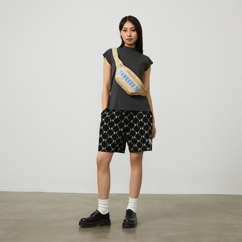 New MLB New York Yankees Casual Shorts Unisex Black 3ASPM0343-50BKS