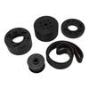 Belt Drive Pulley Kit Anti Slip PCE415.1008 Replacement for Ford Small Block Engine 318 340 360 Black