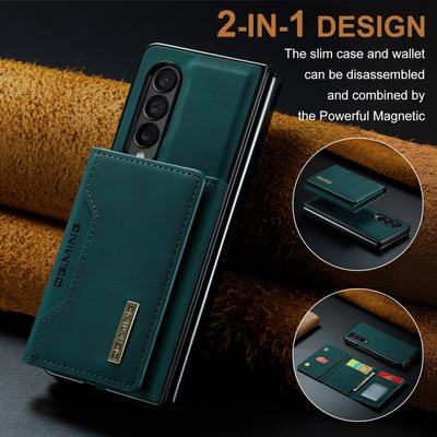 Shockproof Leather Funda Card Slot Phone Bag Case For Samsung Galaxy Z Fold 4 5g Fold4 Fold 3 Fold3 S23 Ultra S22 Plus S21 Fe