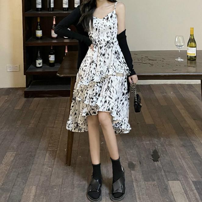 

YYFS Женская мода Лето Весна Без рукавов V-образный вырез Высокая талия Повседневные платья XXXL белый