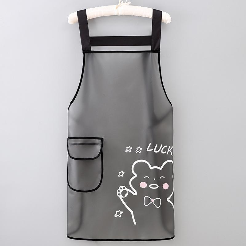 

Стильный водонепроницаемый и маслостойкий кухонный фартук из ТПУ - полупрозрачный фартук на талии для приготовления пищи, водных задач и мойки автомобиля