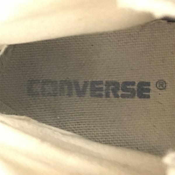 Converse 6X 05 06 02 High Cut Leather Sneakers 7.5 26 White