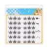 1PACK/6 Rows of Glue-free Thick Comic Eyelashes, Photogenic Segmented Sunflower Loli False Eyelashes