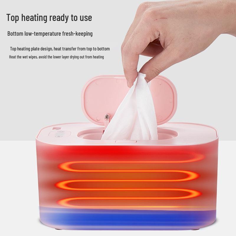 Portable Insulated Wet Wipe Warmer Box with Constant Temperature Control