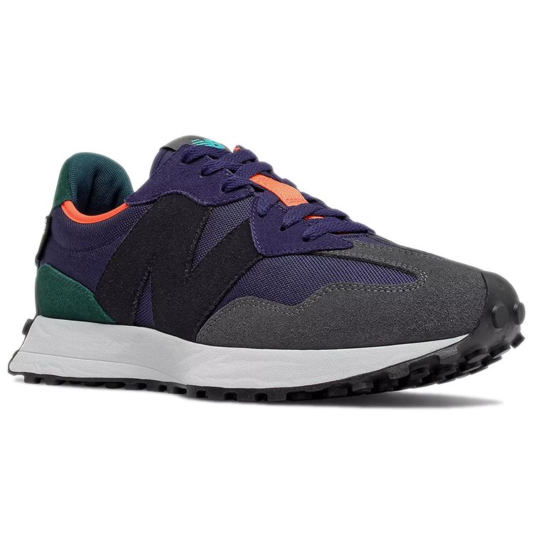 New Balance 327 Unisex Black Purple Low Top Casual Running Shoes Comfortable MS327WA1