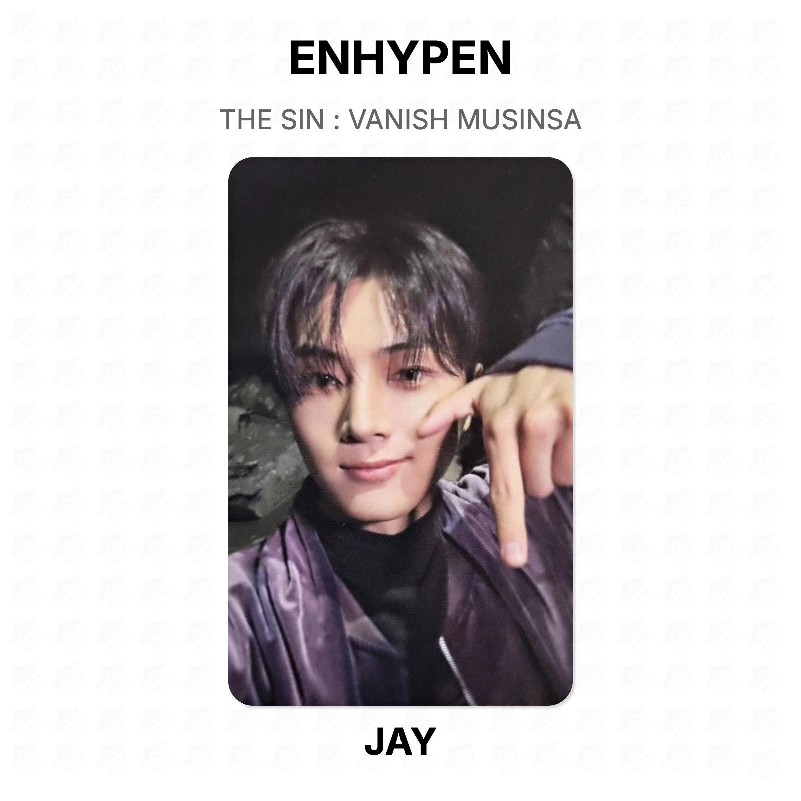 ENHYPEN THE SIN : VANISH MUSINSA Official Photocard JAY