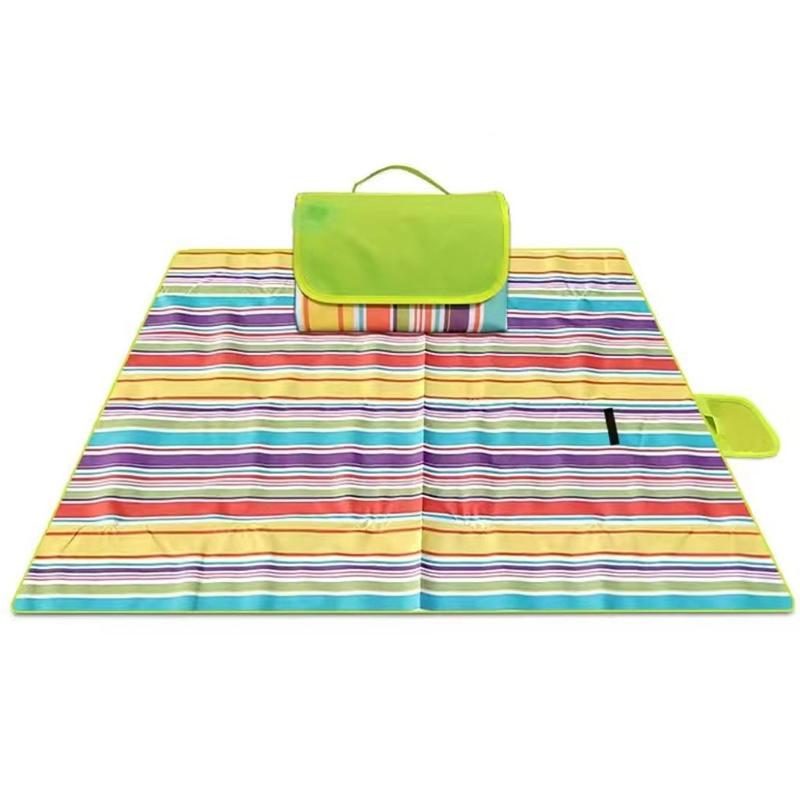1 Stück Picknickdecke Outdoor Park Strand Wiese Campingmatten Leicht Faltbar Tragbar Matratze Campingzubehör Partyrequisiten ZYF