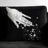 C-Celestial H-Hands Art Print Cushion Cover Pillowcase Ultra Soft Skin Friendly Fabric Cloud Like Comfort & Concealed Zipper