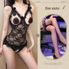 Body in Pizzo Tentazione Amore Libero Senza Fondo - Lingerie Erotica Trasparente Seducente