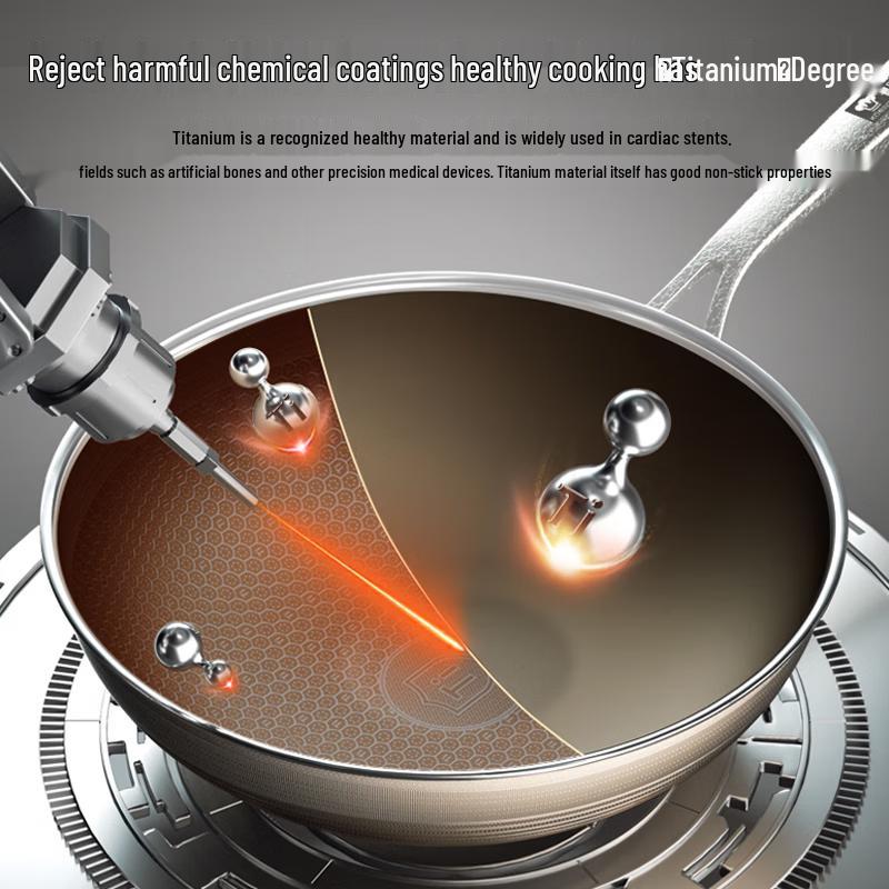 KOBACH Titanium Honeycomb Non-stick Fry Pan