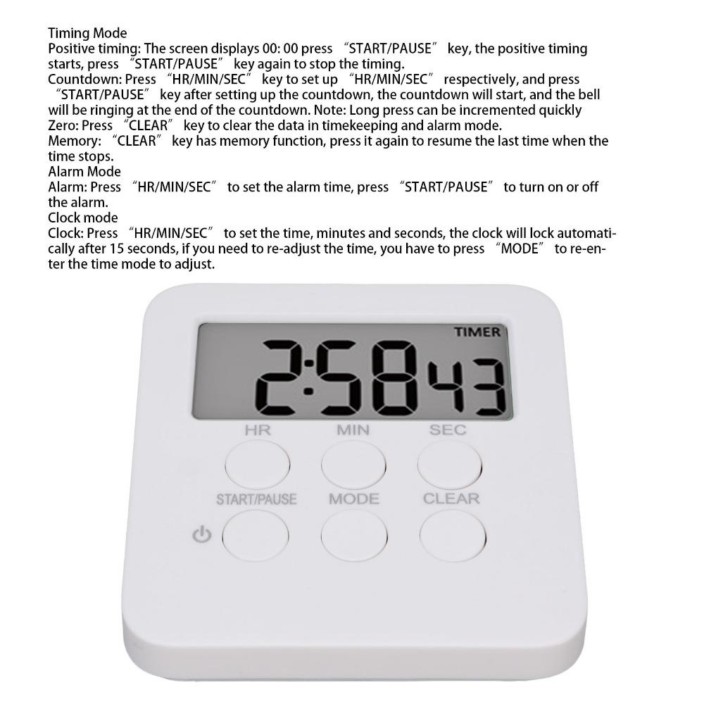 Multi-functional Timer 24H Reminder Device Small Countdown Timer For Classroom