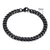 Vnox Mens Simple 3 -11mm Stainless Steel Curb Cuban Link Chain Bracelets For Women Unisex Wrist Jewelry Gifts