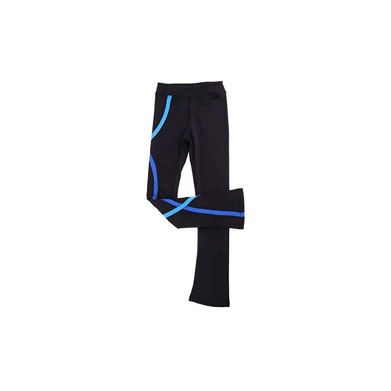 [LIUHUO] Girls' Skate Pants Figure Skating Training Pants Plus Velvet Skate Pants
