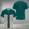 Summer Y2k Men's Tennis Men T-Shirts Fashion Striped Printed O-Neck Short Sleeve Tees Breathable Quick-Drying Sports Tops