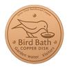 Hummingbird Bath Copper Disk Easy To Use Universal Fit Pure Copper Cleaning Disk with Triple-Point Support